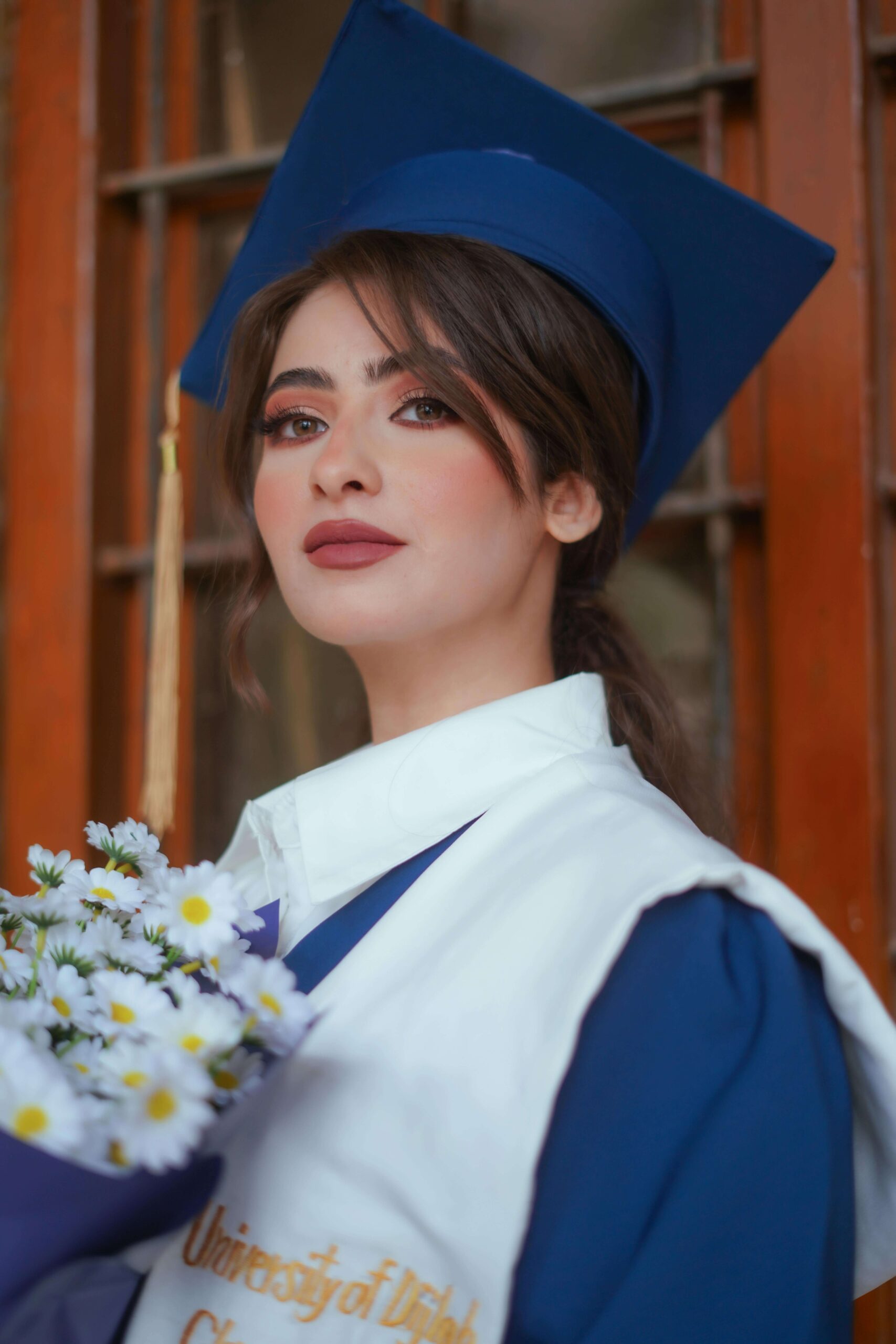 Happy Australian Student with convocation hat